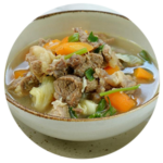 Kuah bening yang segar dengan paduan dari daging kambing empuk pilihan. Hangat, lezat, dan menyehatkan.